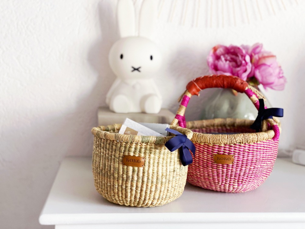 Osterkörbchen nachhaltig und minimalistisch