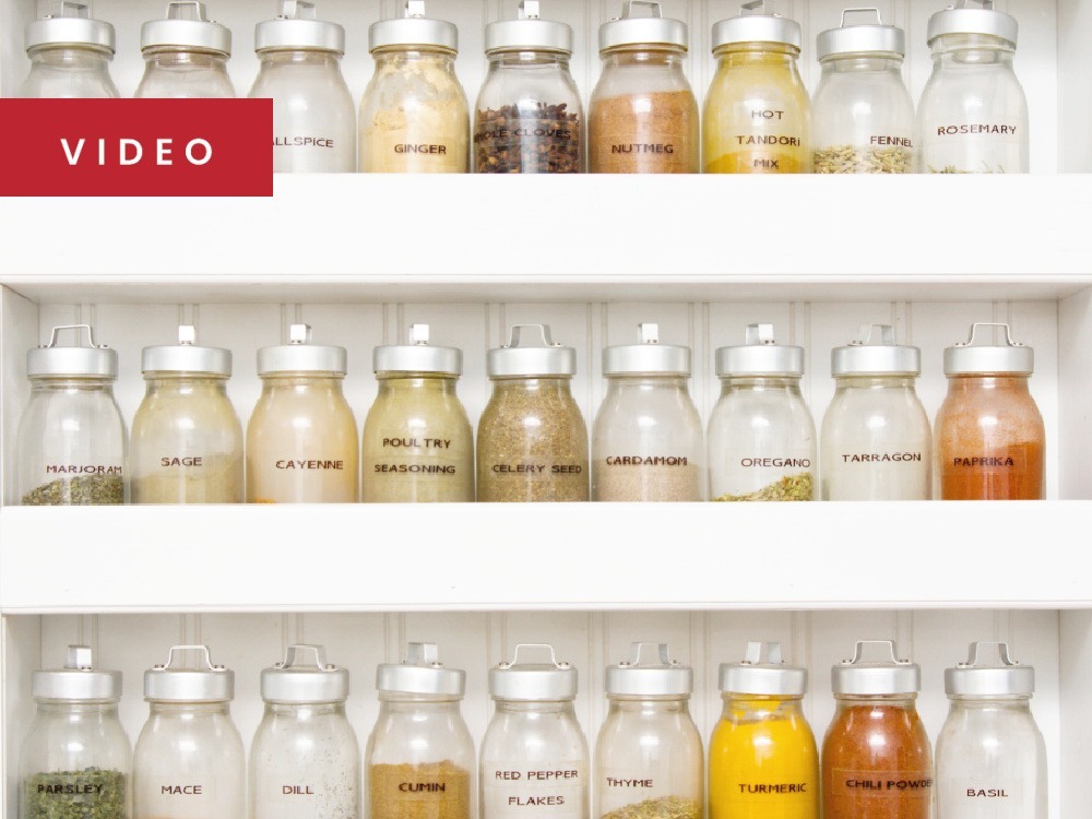 Vorräte richtig verstauen und sparen